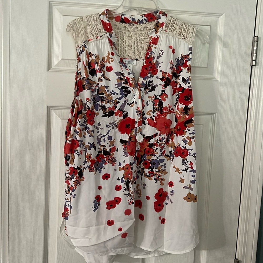 Market & Spruce sleeveless blouse - XL